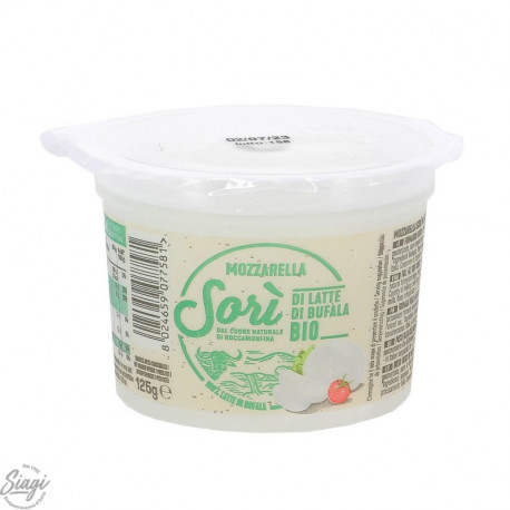 MOZZARELLA BUFALA BIO POT 125G SORI