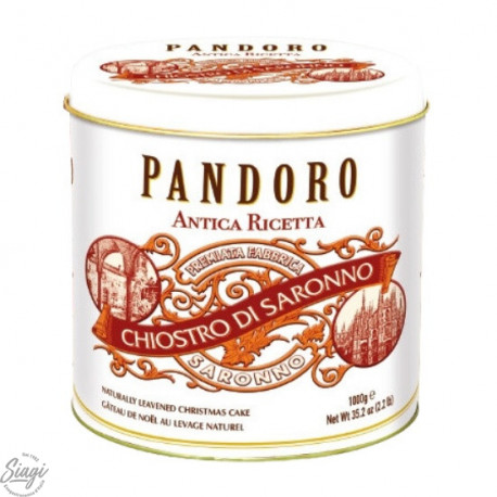 PANDORO LAZZARONI BOITE METAL ELEGANCE 1KG