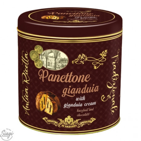 PANETTONE GIANDUJA BOITE METAL LUXURY EDITION 750G