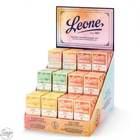 PASTILLES BOITE CARTON LEONE 36x27 G